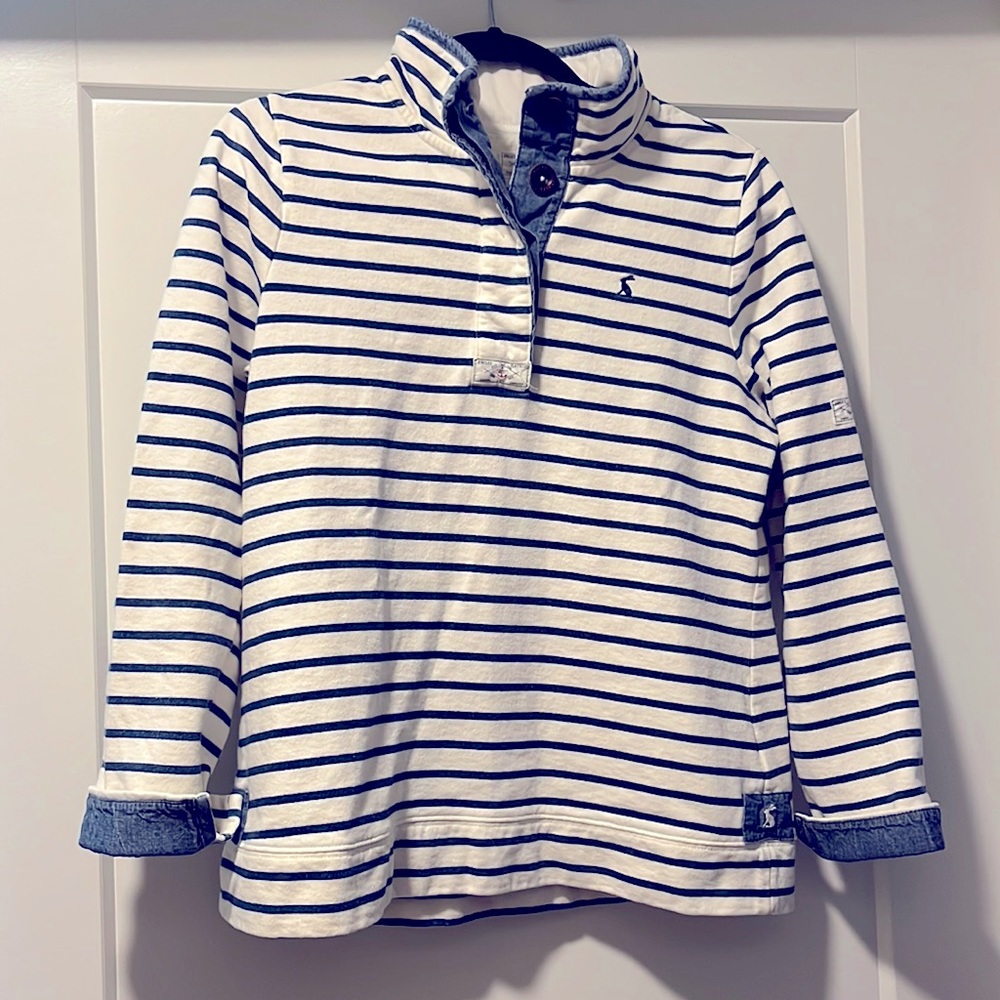Joules popover sweatshirt US 8 cowdray_salt